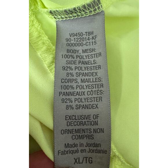 Champion Duo Dry Yellow Green Lightweight Full Zip Windbreaker Women’s X-Large - Picture 4 of 12